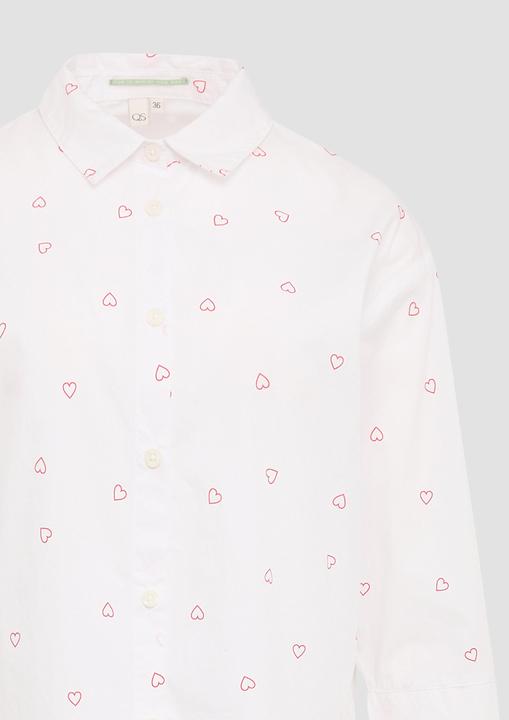 Produktbild S.Oliver Bluse Baumwollbluse mit All-over-Print (44)