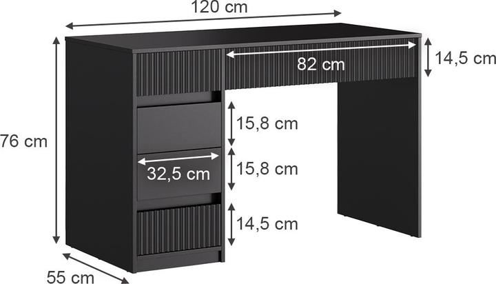 Produktbild Vicco Omira (120 x 55 x 76 cm)