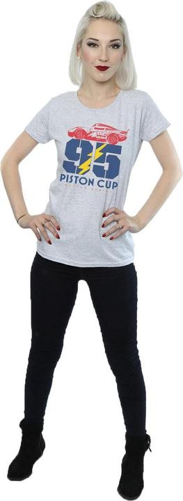 Immagine prodotto Disney Cars Piston Cup 95 Maglietta Donna (L)