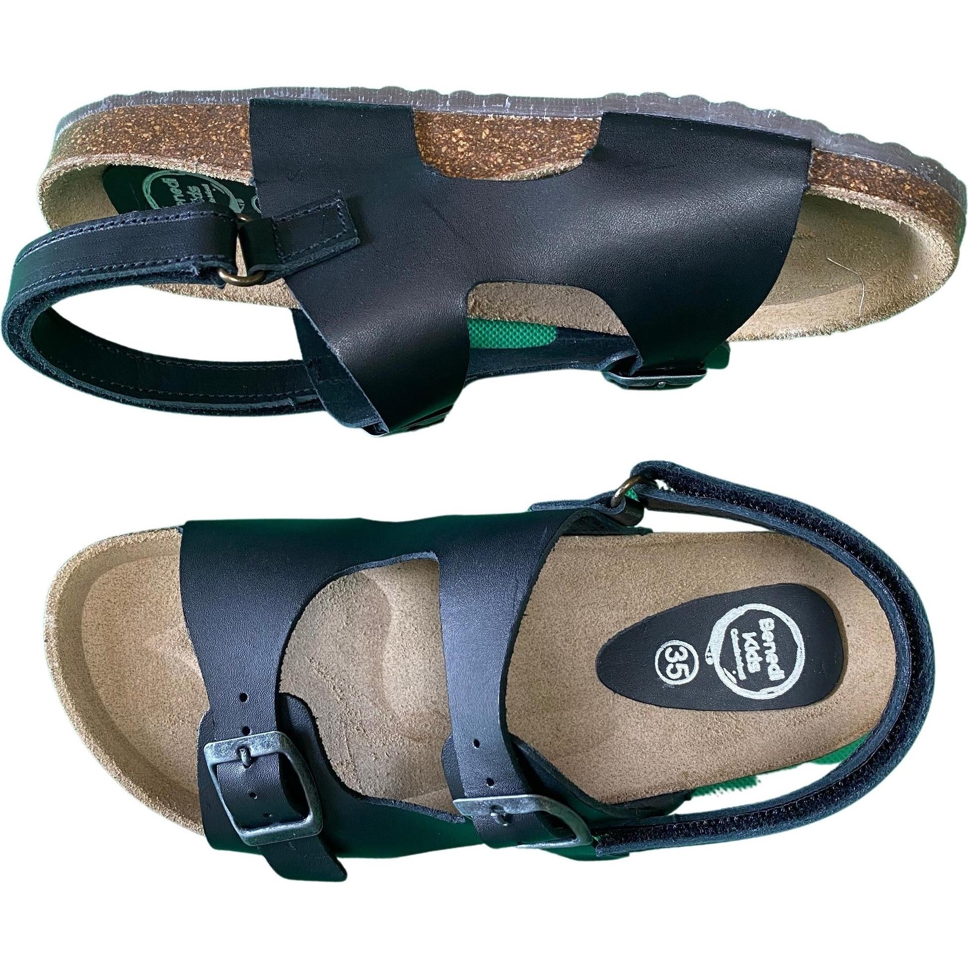 Benedi, Jungen, Sandalen, kindersandalen vaquetilla, Schwarz, (29)