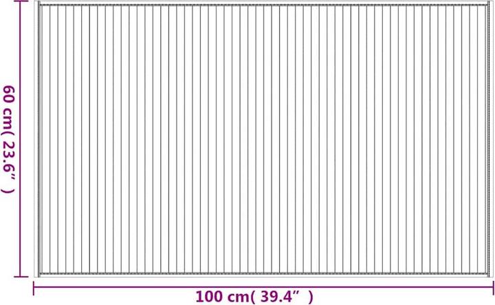 Produktbild vidaXL Teppich (60 x 100 cm)