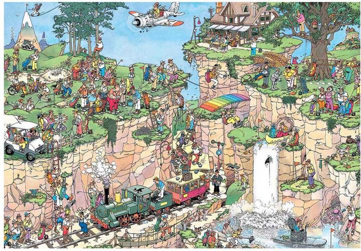 Productafbeelding Jumbo Jan van Haasteren - Der Golfplatz (5000 onderdelen)