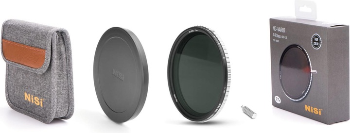 Actual product image Nisi Vario Gray Filter True Color 1.5-5Stops (43 mm, Neutral density filter)