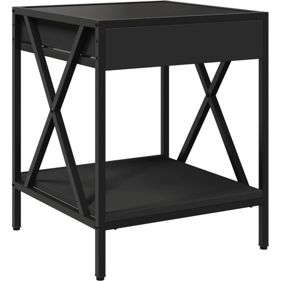 VidaXL, Couchtisch + Beistelltisch, Leonzio (40 x 40 x 49 cm)