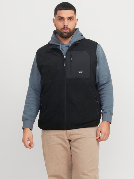 Immagine prodotto Jack & Jones Plus Size Fleece Gilet Fleece Gilet (4XL)