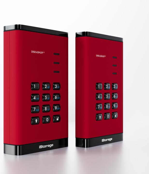 Productafbeelding iStorage diskAshur3 SSD 512 GB - Rood (0.51 TB)