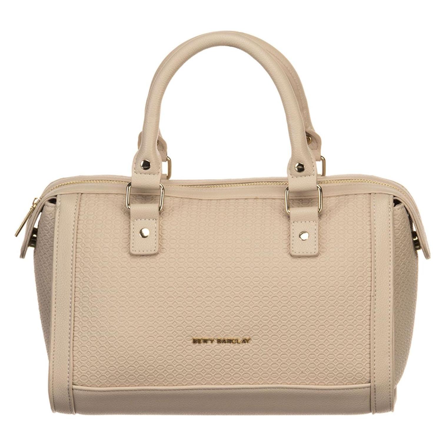 Betty Barclay, Damen, Handtasche, Bowling Bag, Weiss