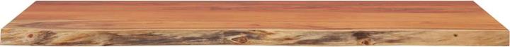 Immagine prodotto vidaXL Piano del tavolo rettangolare con bordo ad albero Piano del mobile in legno massiccio di acacia (80 x 40 x 2,5 cm)