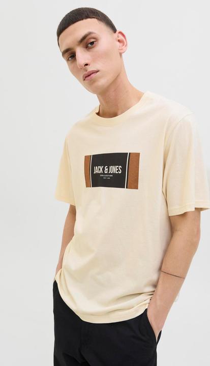 Actual product image Jack & Jones Jjhayato Tee Ss Crew Neck Bts Ln (M)