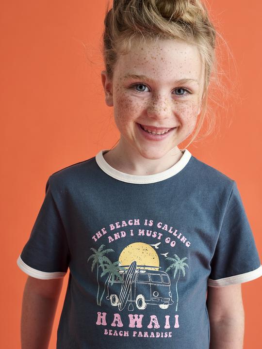 Produktbild Vertbaudet Mädchen Cropped-Shirt im College-Look (98, 104)