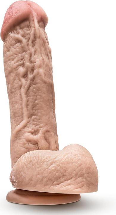 Blush Novelties Dr Skin Dildo realistico lungo 8,5 pollici e spesso 2 pollici con base a ventosa e