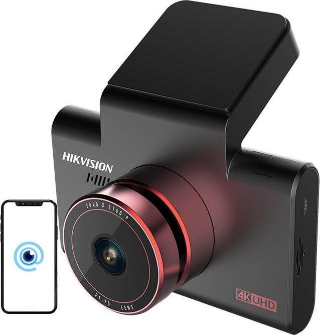 Actual product image Hikvision Dash camera C6S GPS 2160P/25FPS (Wi-Fi, GPS receiver, Built-in microphone, 4K)