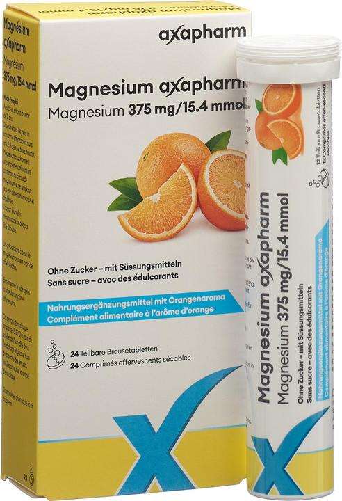 Actual product image Magnesium Vital Brausetablette 375 mg (24 Piece, Effervescent tablet, 207 g)