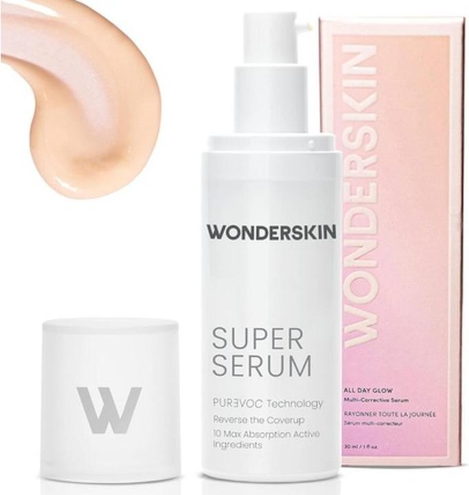 Produktbild Wonderskin Super Serum All Day Glow Multi-Corrective Serum Skin Care Facial Moisturizer Vitamin C Fa (30 ml)