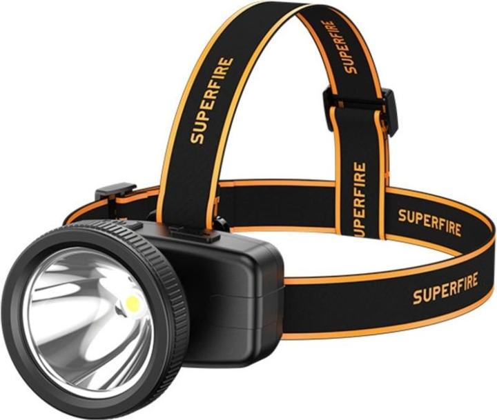 Image du produit Superfire Lampe frontale HL55, 150lm, USB-C (150 lm)