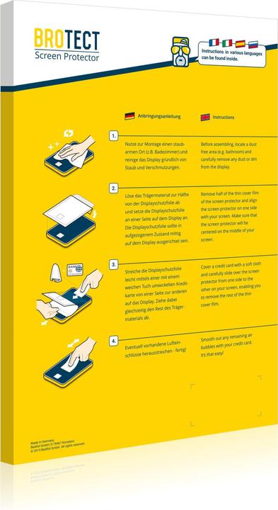Actual product image BROTECT Anti-glare screen protector matt (2 Piece, Galaxy Tab E 9.6)