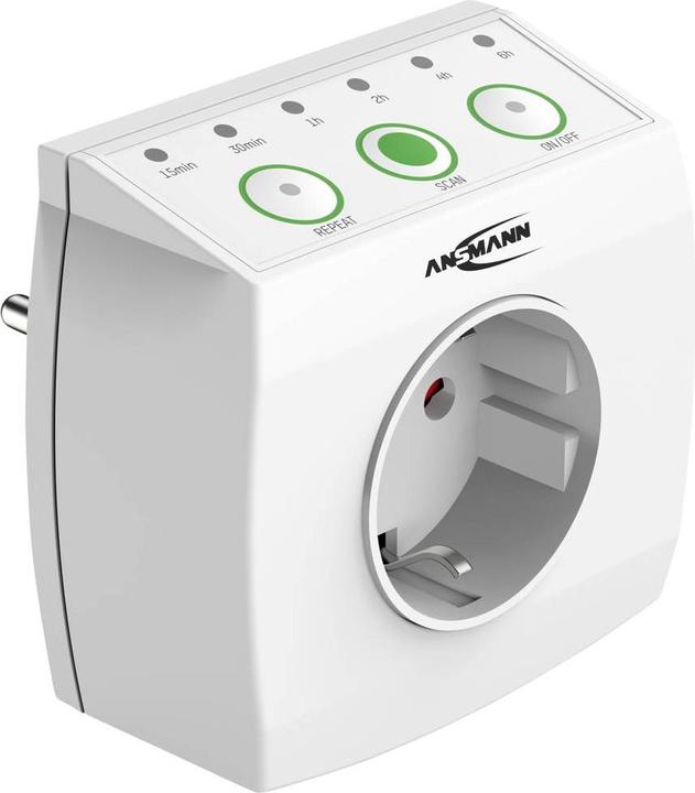 Ansmann 1260-0010 Afteltimer digitaal 3680 W IP20 Aftelfunctie