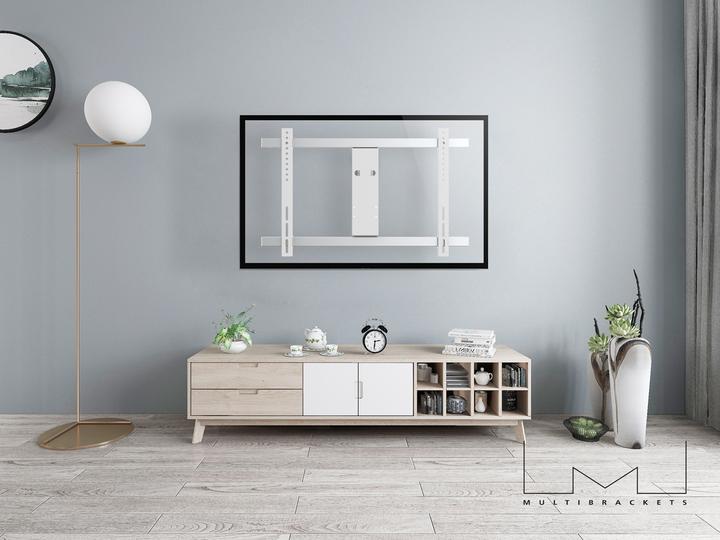 Image du produit Multibrackets Support mural jusqu'à 65", blanc, métal, max. 30 kg (Mur, 30 kg, 37" - 65")