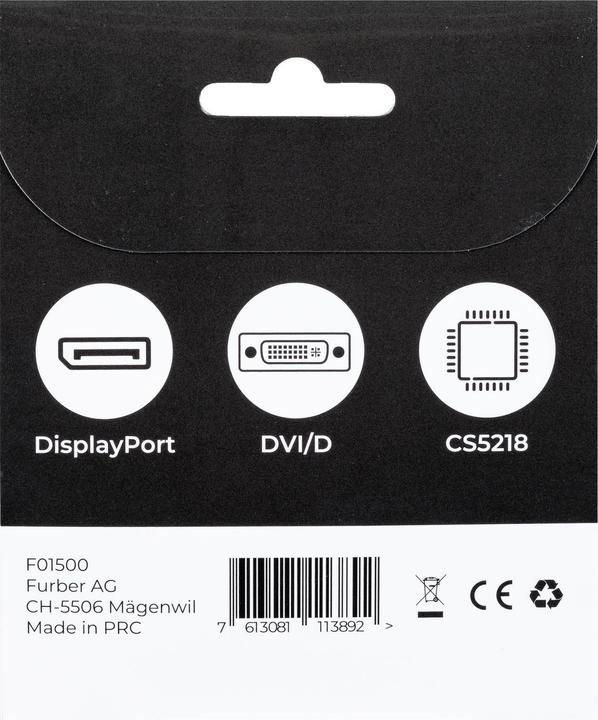 Produktbild Onit Adapter DisplayPort - DVI-D (DVI, 5.70 cm)