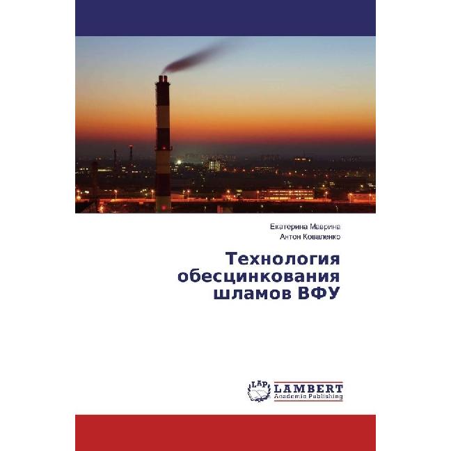 Tehnologiya obescinkovaniya shlamov VFU, Fachbücher von Ekaterina Mavrina, Anton Kovalenko