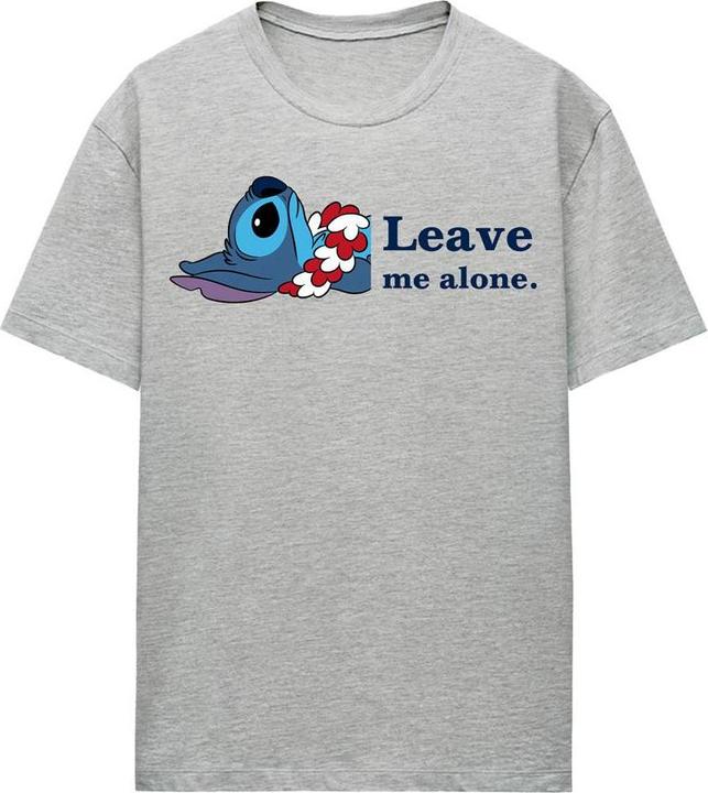 Produktbild Lilo & Stitch Leave Me Alone TShirt meliert (S)