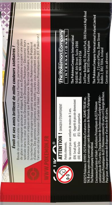 Image du produit Pokémon Évolutions Prismatiques (Français, Pack de boosters)