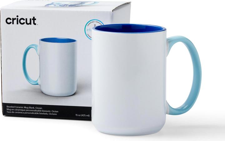 Productafbeelding Cricut Infusibele Inkt Oceaan Beker 425 ml, Wit/Blauw (425 ml, 1 x)