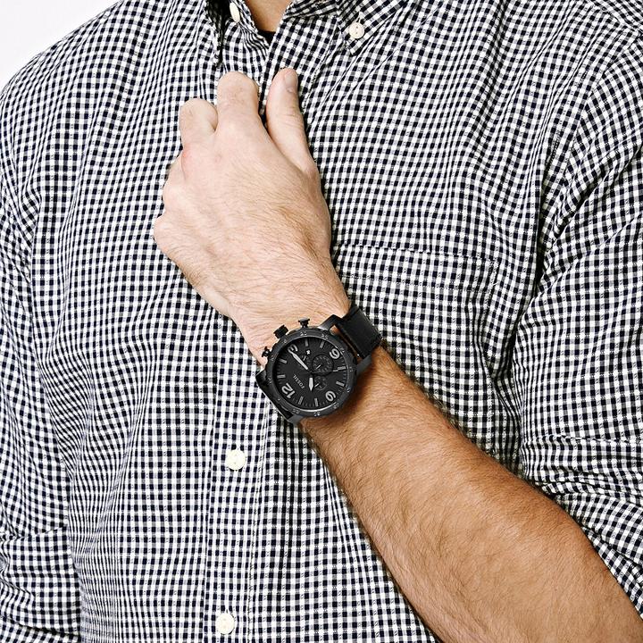 Actual product image Fossil Nate (Analogue wristwatch, 50 mm)