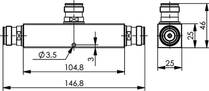 Actual product image Telegärtner J01447A0028 N Power splitter 1 pc. (12 V)