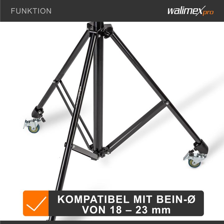 Produktbild Walimex pro Stativrollen Pro 3er Set (Stativfuss)