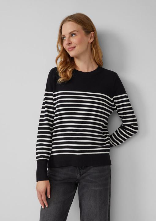 Image du produit S.Oliver Strickpullover Gestreifter Pullover aus Viskosemix (48)