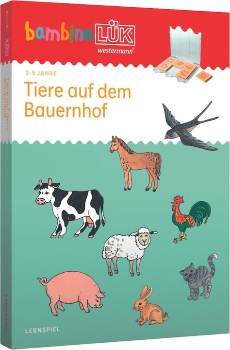 Produktbild bambino-Set Tiere auf dem Bauernhof (Deutsch, Michael Junga, Birgit Kock, 2022)