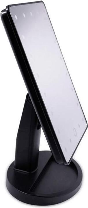 Produktbild Extralink Schminkspiegel, Schwarz Beleuchtet mit Standfuss