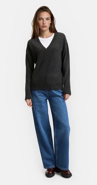 Immagine prodotto La Redoute Collections Pullover mit V-Ausschnitt (S)