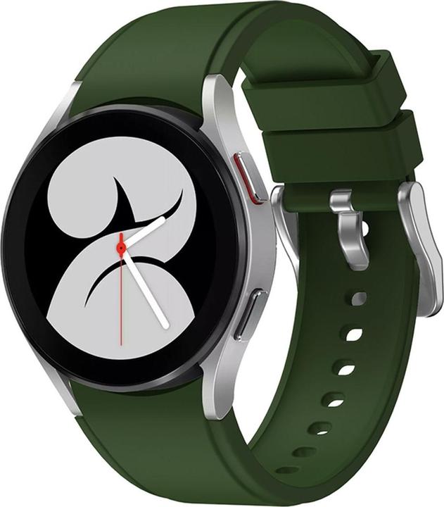 Produktbild König Design Sport Ersatz Armband für Samsung Galaxy Watch 4 Classic 46 mm Silikon Band Loop (Silikon)