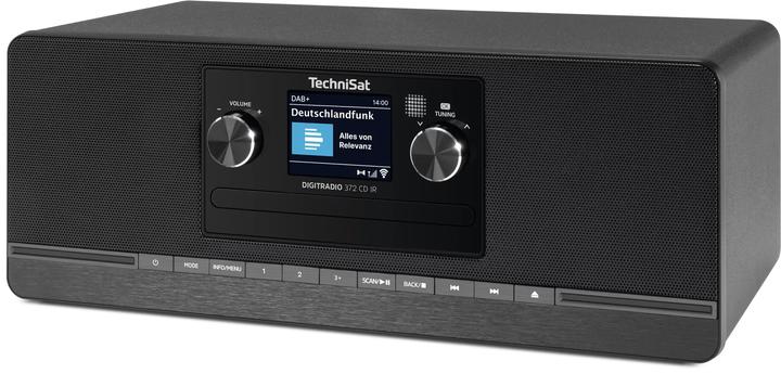 Image du produit TechniSat DigitRadio 372 CD IR schwarz (DAB+ DAB, FM, Radio Internet, Bluetooth, WiFi)