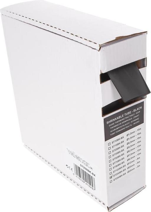 Image du produit Velleman GAINE THERMORÉTRACTABLE 2:1 - 20.0mm - NOIR - 5m (1 x)