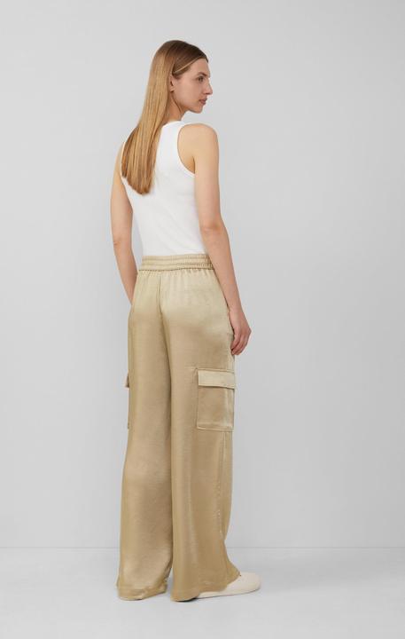 Produktbild S.Oliver Hose Satinierte Cargohose im Relaxed Fit mit Elastikbund (36)