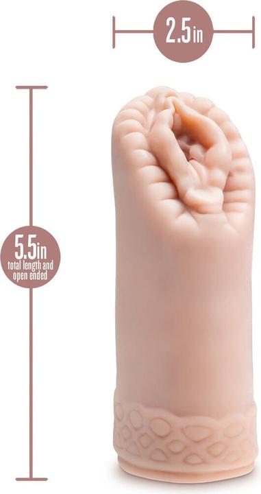 Actual product image Blush Enlust Alyssa - AI Male Masturbator | Tight Orbed Canal Stroker with 5 Pleasure Beads - Made w