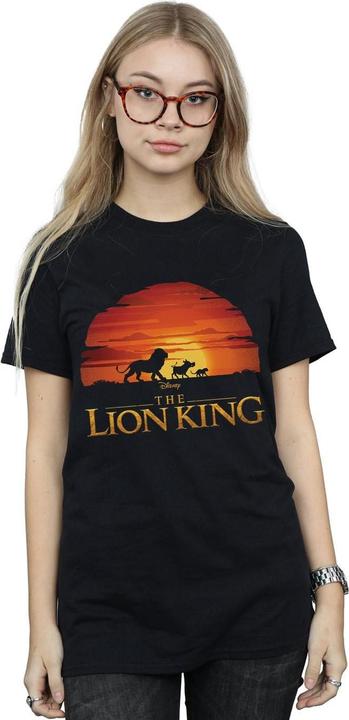 Immagine prodotto Disney The Lion King Movie Sunset Logo Maglietta Ampia Donna (4XL)