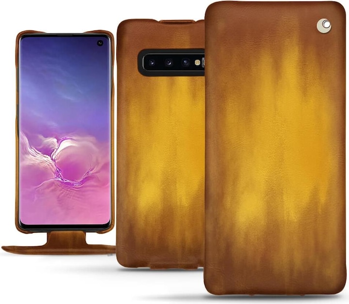 Noreve Lederschutzhülle vertikal (Samsung Galaxy S10)