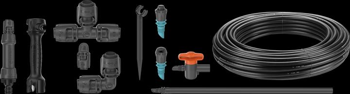 Image du produit Gardena Kit Micro-Drip Système pour potager/jardin de fleurs (Kit d'irrigation goutte à goutte)