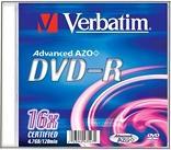 Produktbild Verbatim DVD-R Slim 4.7Gb (1 x)