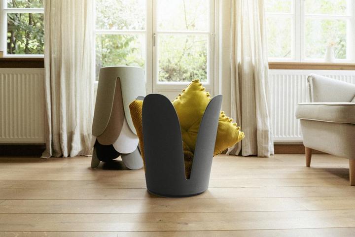 Produktbild Wenko Hocker Comiso anthrazit matt