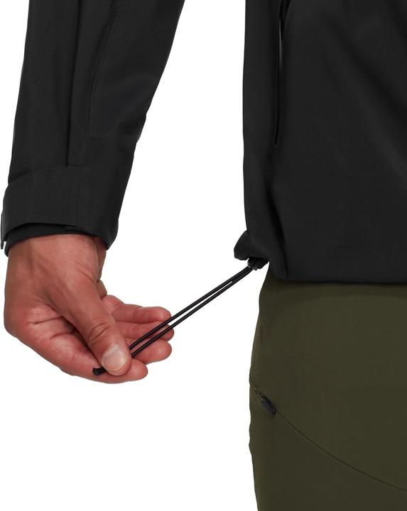 Actual product image Mammut Waterproof Breathable Durable Outdoor Hardshell Jacket with Adjustable Hood (XXL)