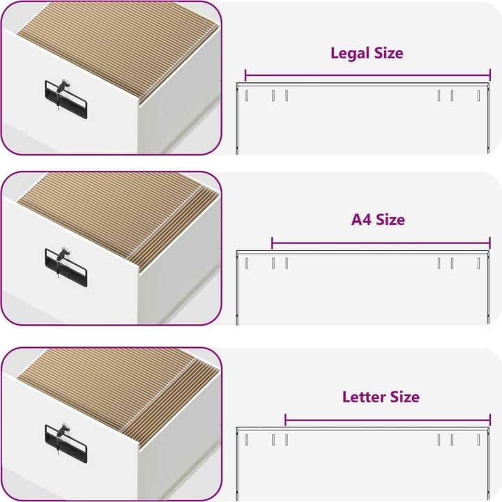 Actual product image vidaXL Büroorganizer (42 x 45.50 x 106.50 cm)