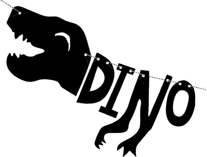 Image du produit Partydeco Dino Party Banner Décoration d'anniversaire (1 pcs)