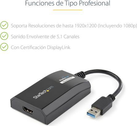 Actual product image StarTech USB 3.0 To HDMI Video Adapter (0.51 GB)