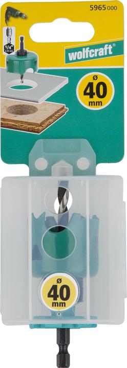 Produktbild wolfcraft wolfcraft 1 Carbonstahl-Lochsäge ø25mm (2.5 Zentimeter)