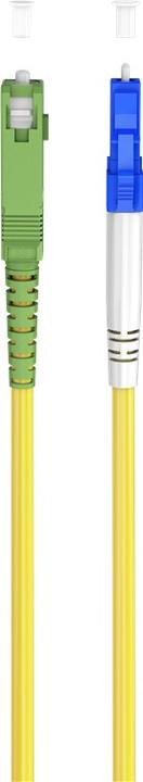 Image du produit Goobay Câble à fibre optique FTTH, monomode OS2 jaune, jaune simplex, 5 m (S/UTP, CAT6, 5 m)